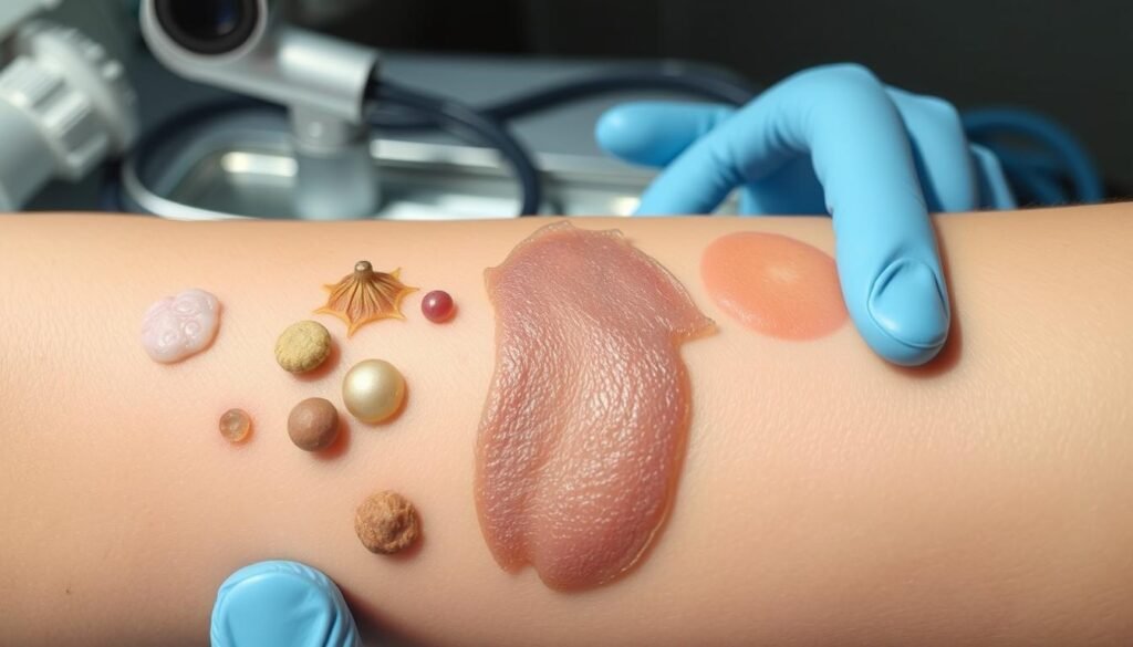 Skin Growth Types Medical Examination