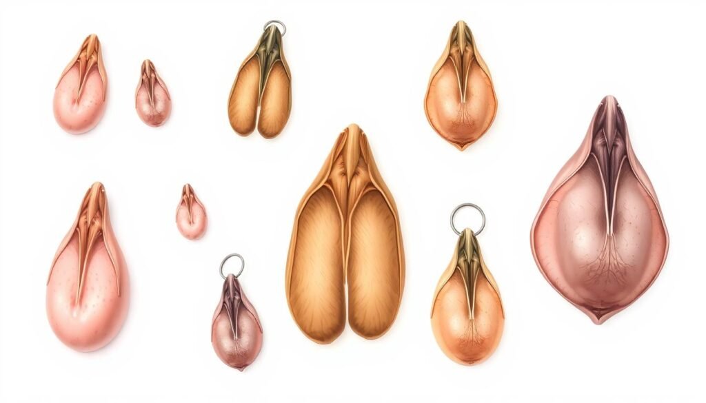 Skin Tags Medical Illustration