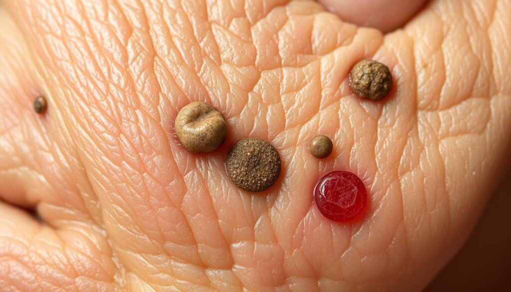aging skin growths