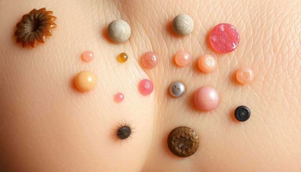skin growth types